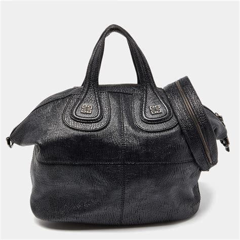 givenchy nightingale satchel medium|Nightingale leather satchel Givenchy Black in Leather .